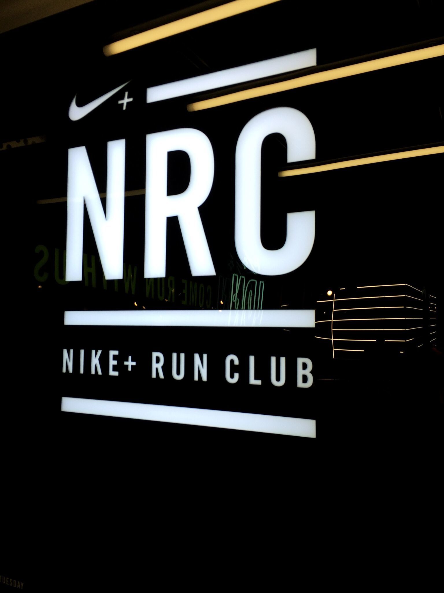 Lightbox Window Display/ Nike Run Club/ Hotel Creative