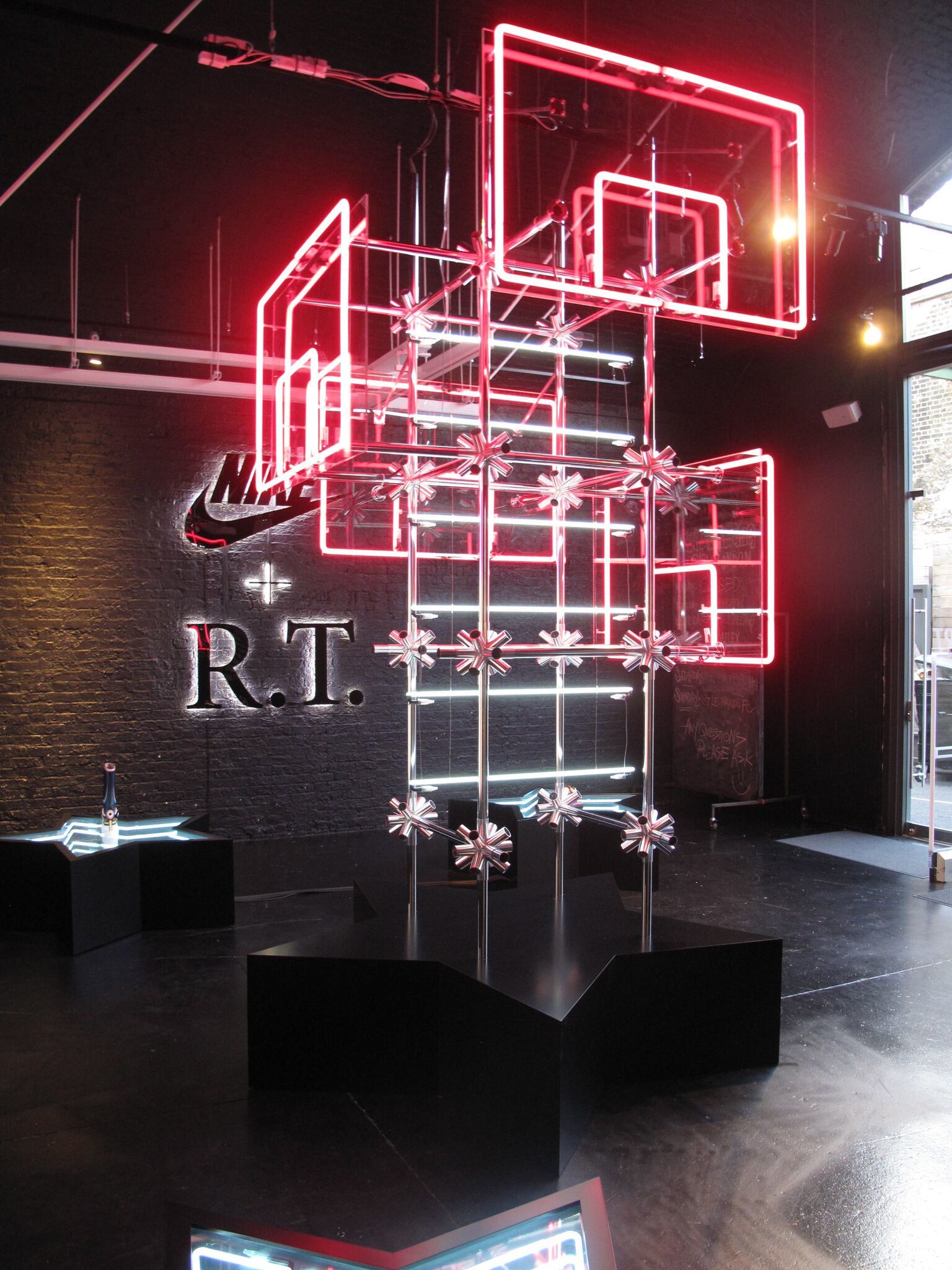 Neon Retail Display/ Nike X Riccardo Tisci/ Hotel Creative