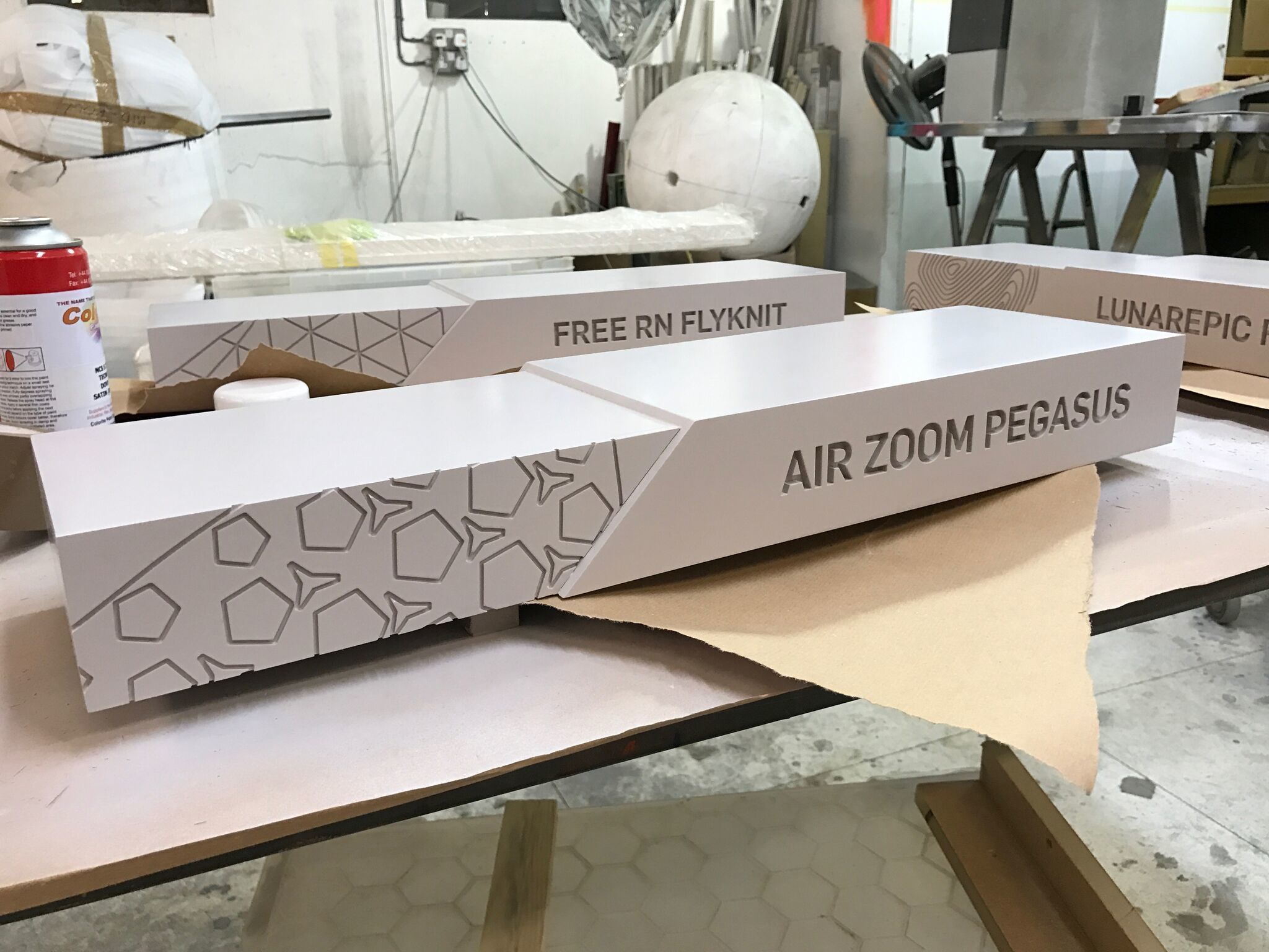 Retail Display Build/ Nike Air Zoom shoe riser