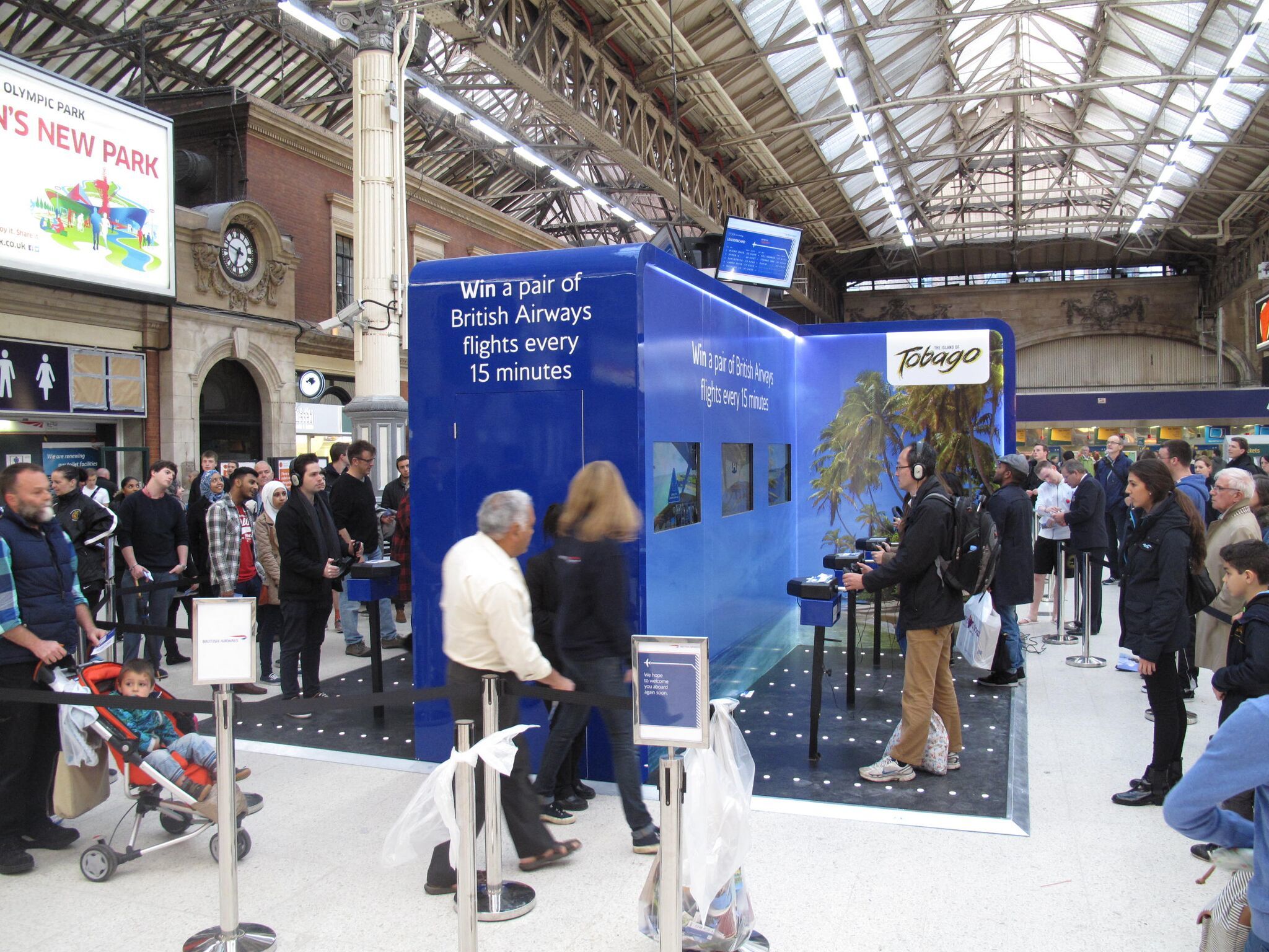 Event Production and Installation for British Airways/ BBH/ Victoria Station